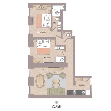 Maison Galante's With Services In La Madeleine - Opera Appartement Parijs